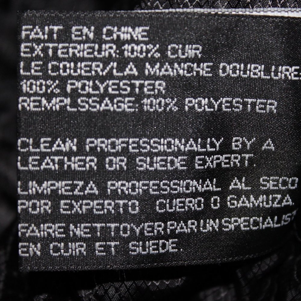 Phase Two Leather Bomber Jacket Large - image 5